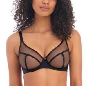 NWT FREYA Women's Snapshot Underwire High Apex Bra, Noir, 36I